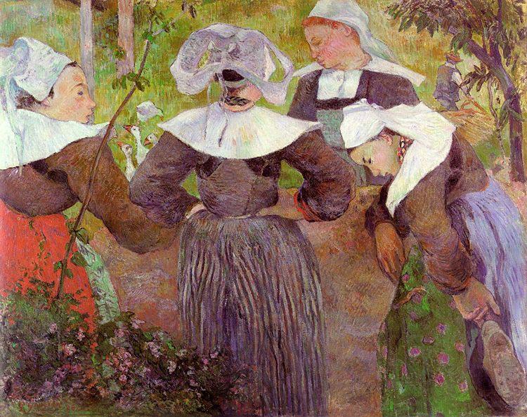 Paul Gauguin Four Breton Women Germany oil painting art